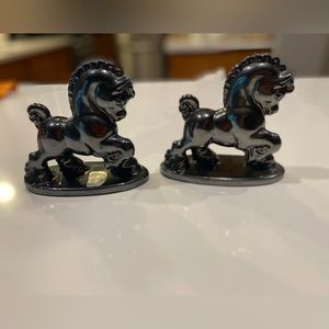Vintage Haegar ceramic horse pair bookends? MCM